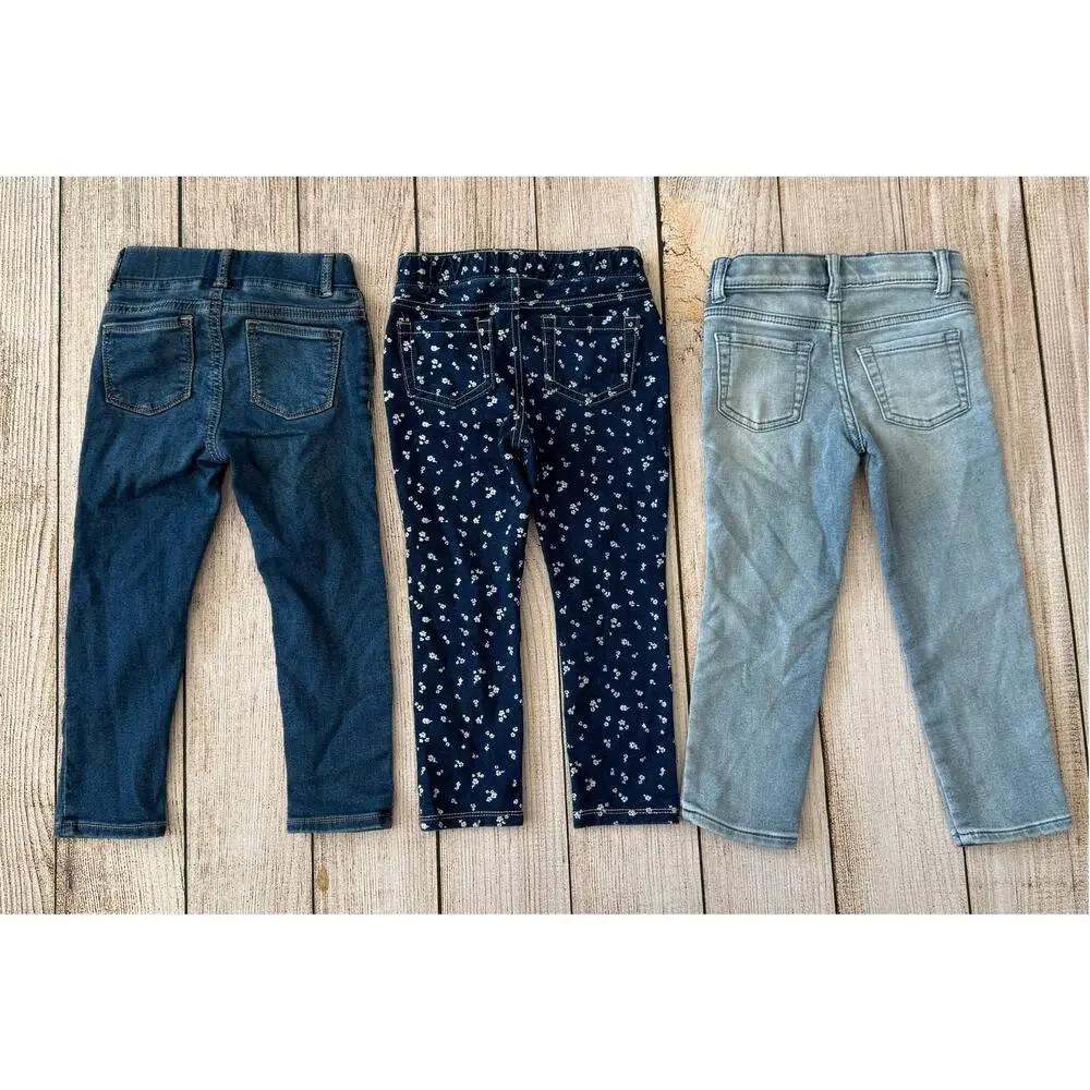 NWOT - 3 Pairs - Girls 4T Jeans